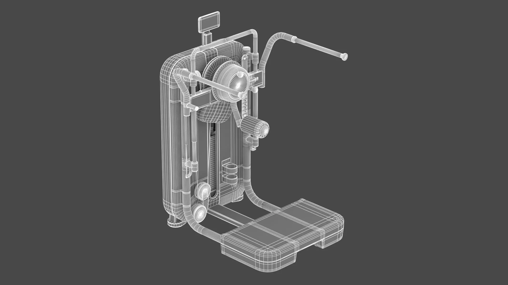 Technogym Selectorized Artis Multi Hip 3D model_1