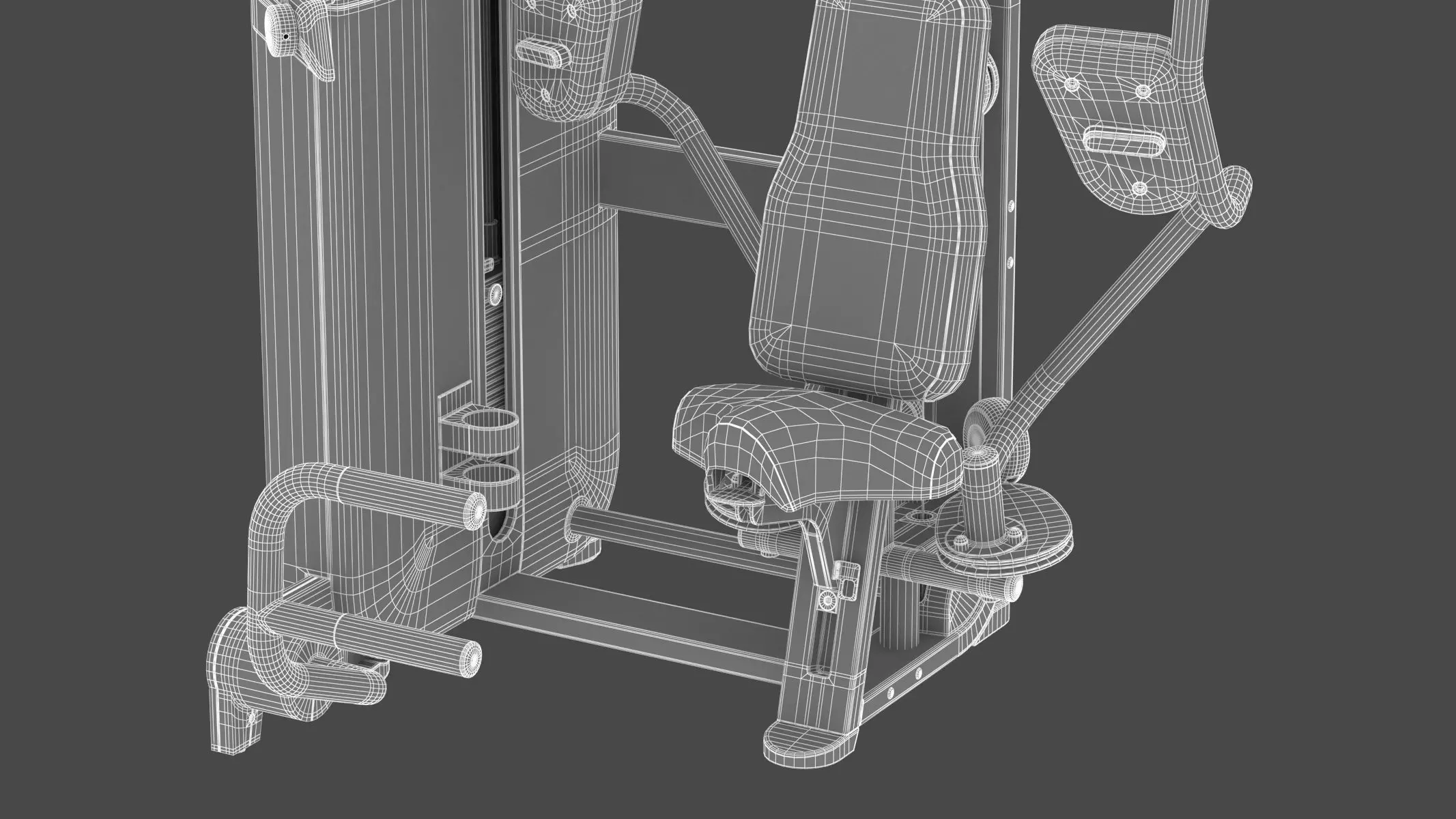 Technogym Selectorized Artis Pectoral 3D model_17