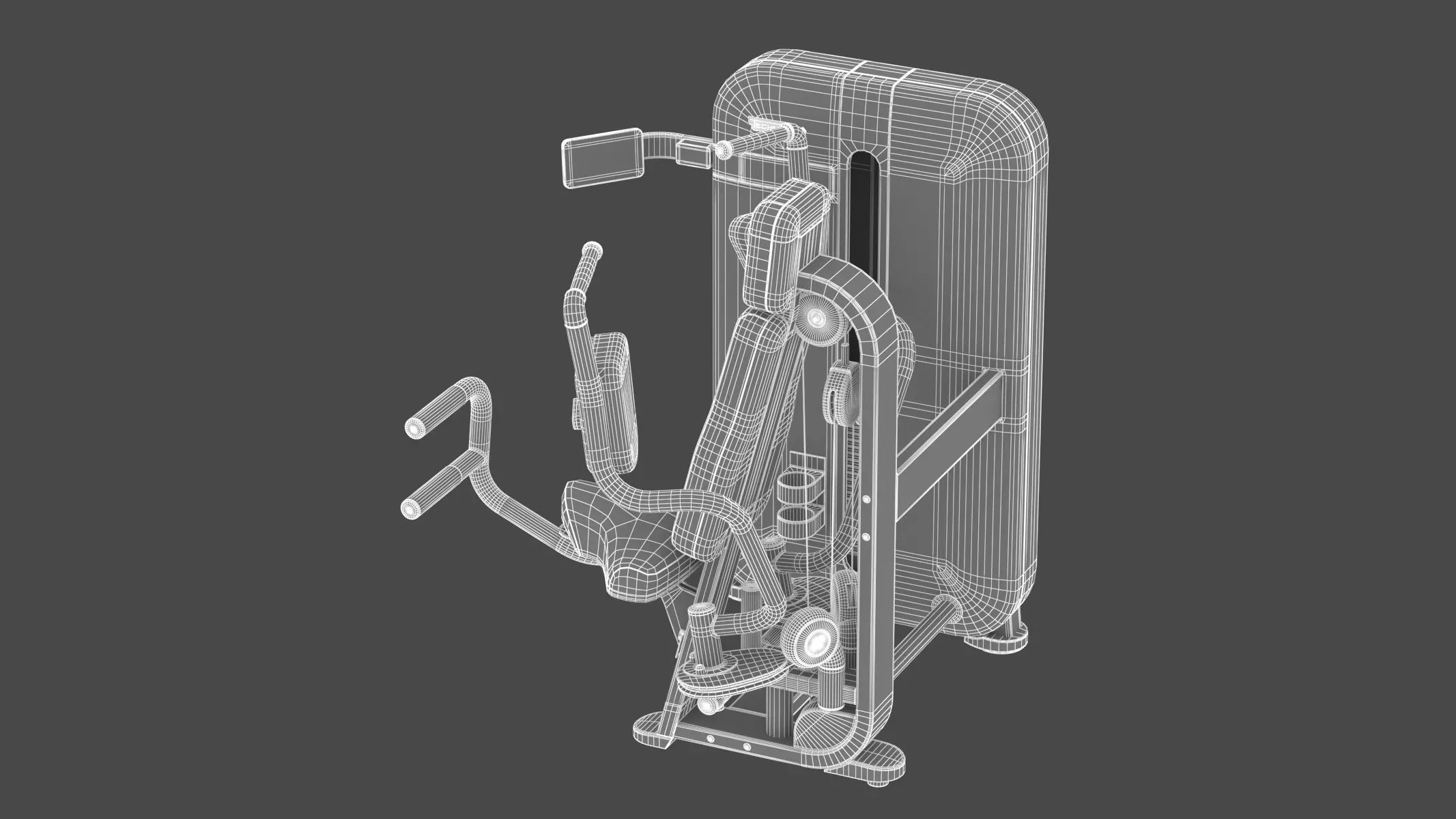Technogym Selectorized Artis Pectoral 3D model_15