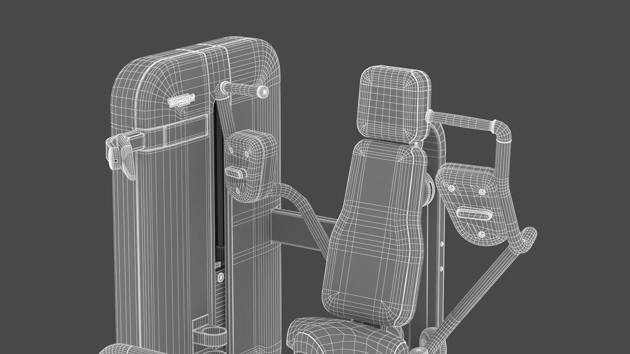 Technogym Selectorized Artis Pectoral 3D model_18