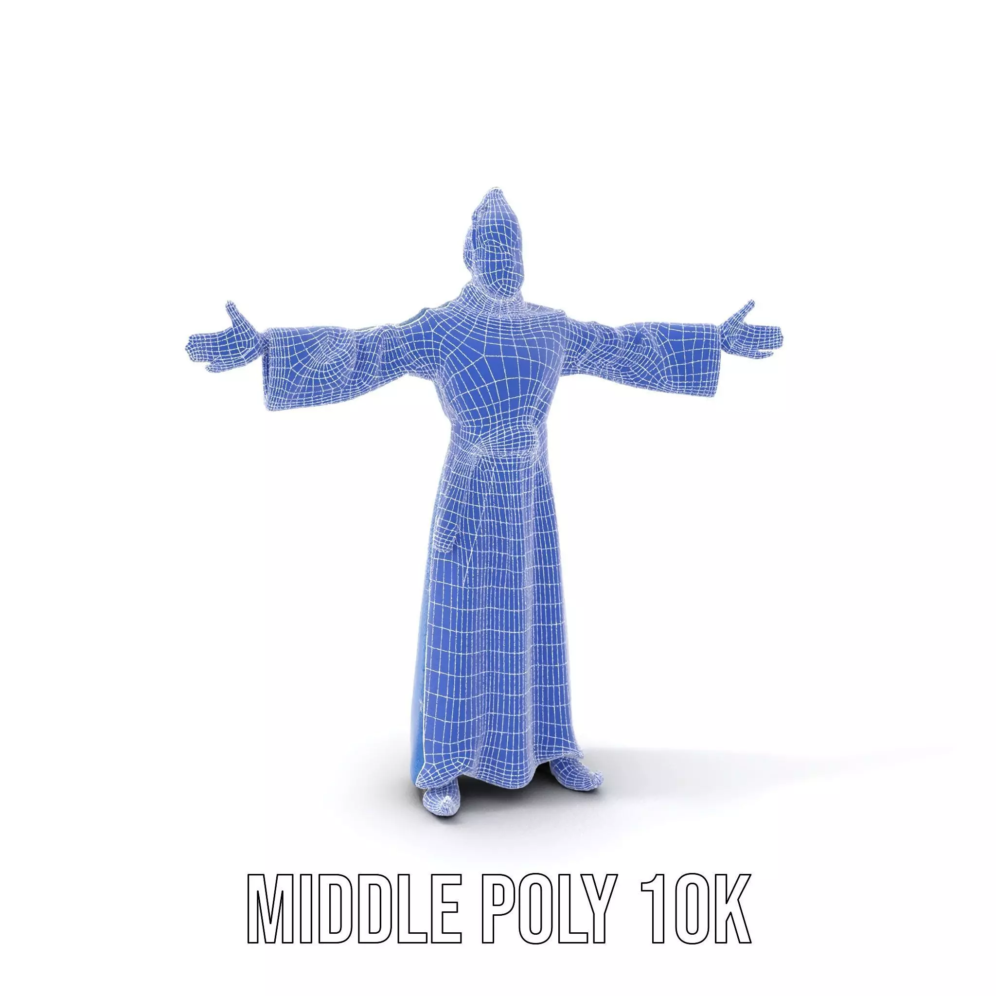 Wizard Starry Robe model pack Low-poly 3D model_13