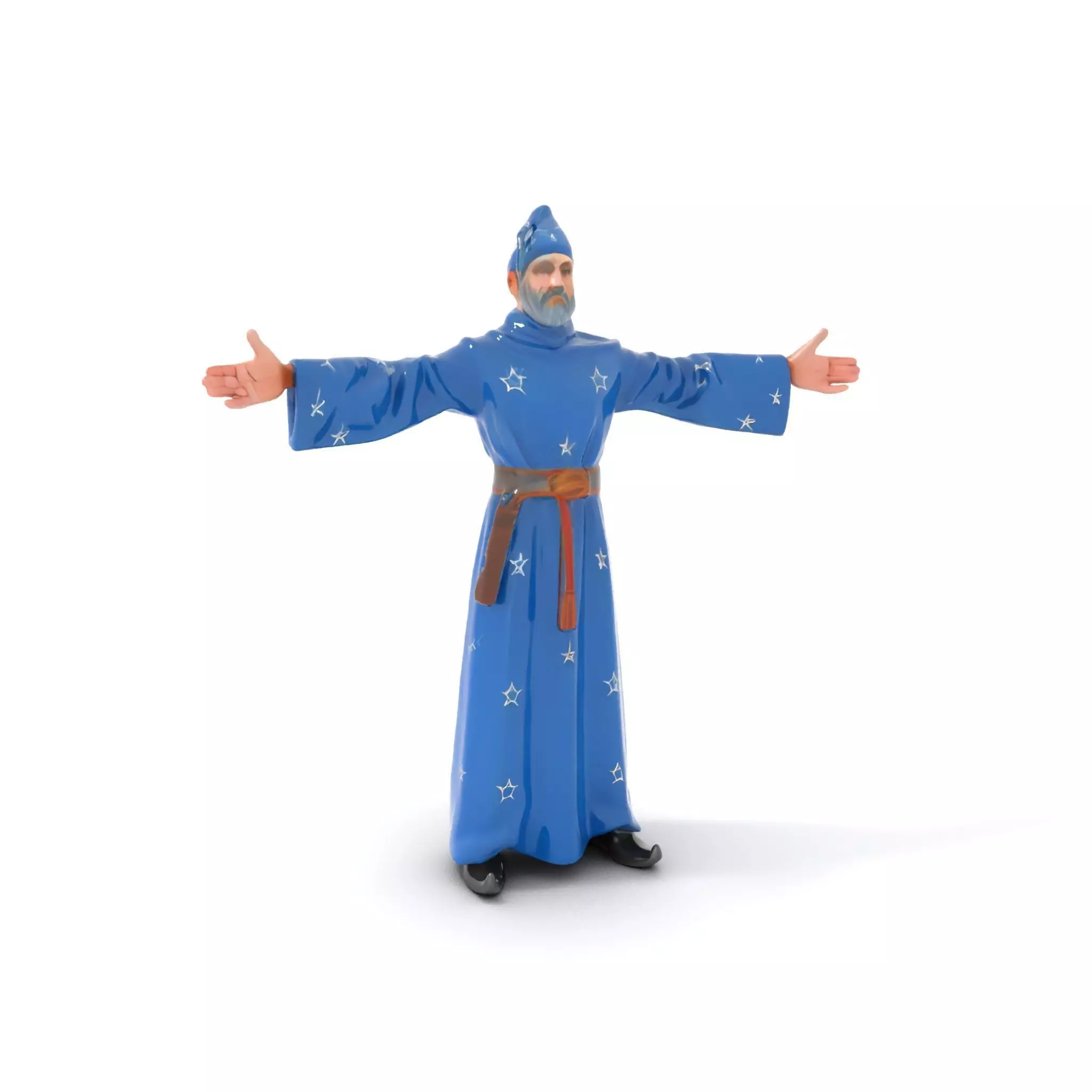 Wizard Starry Robe model pack Low-poly 3D model_0