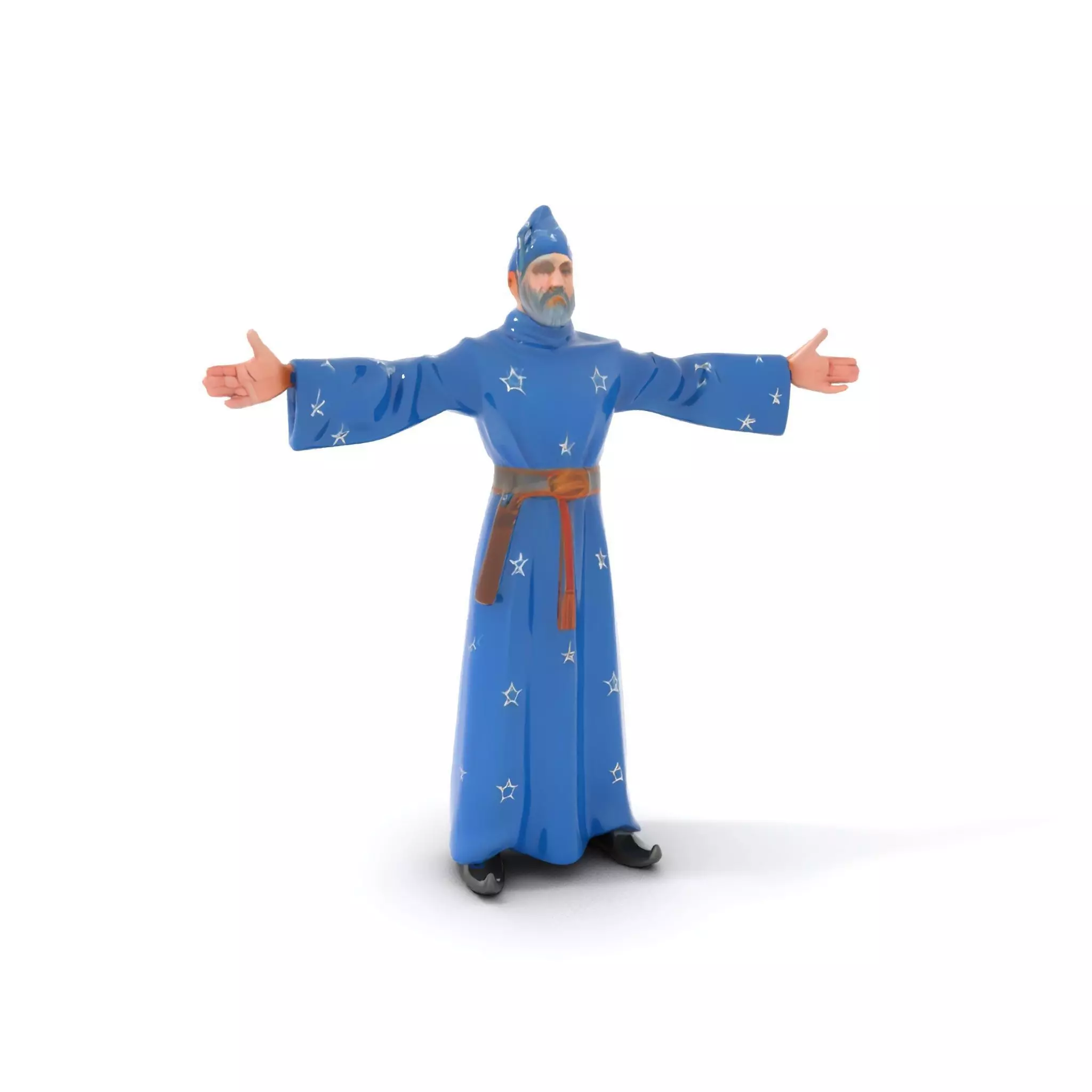 Wizard Starry Robe model pack Low-poly 3D model_6