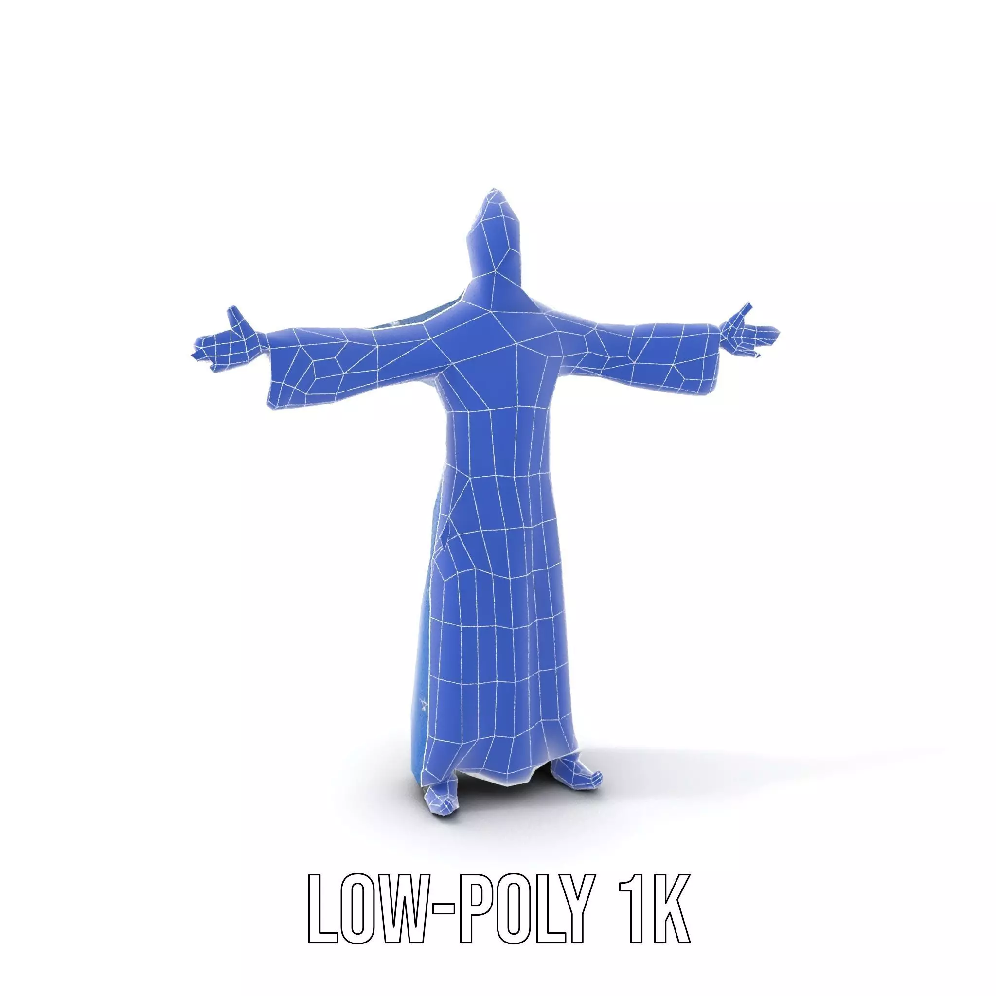Wizard Starry Robe model pack Low-poly 3D model_27