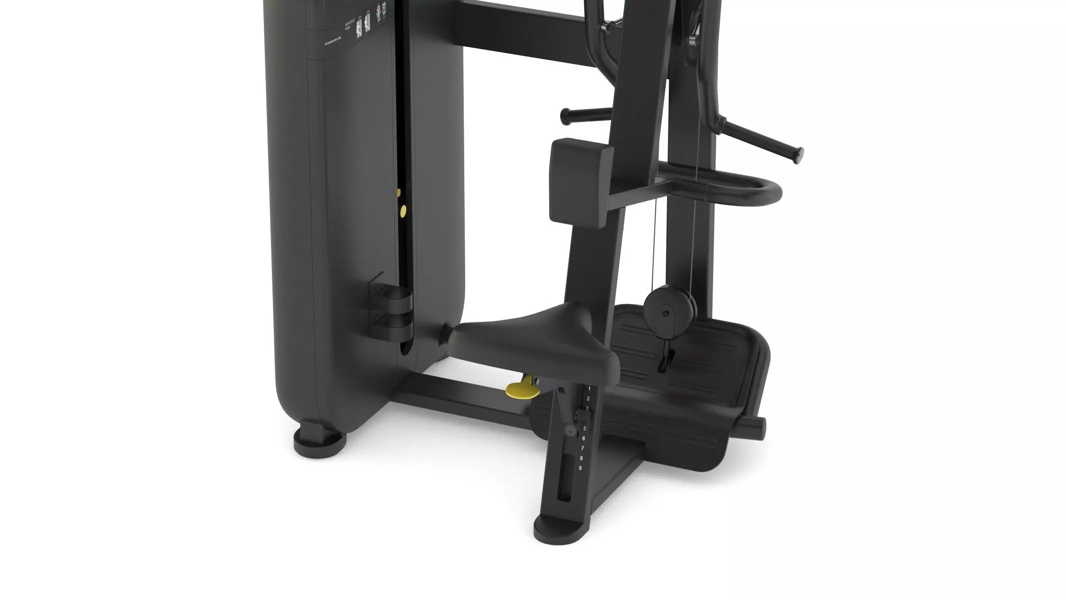 Technogym Selectorized Artis Rear Delt Row 3D model_13
