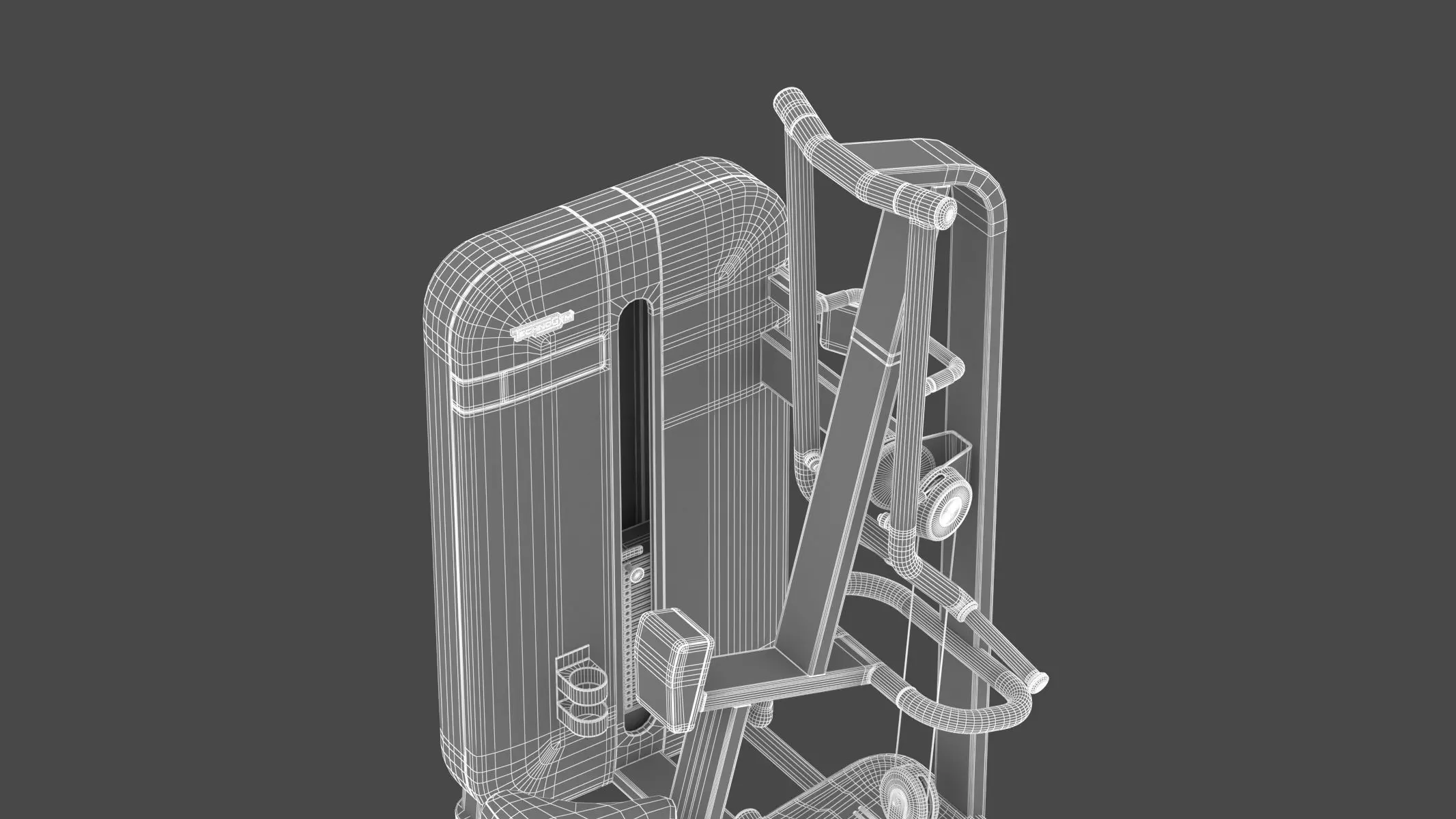 Technogym Selectorized Artis Rear Delt Row 3D model_18