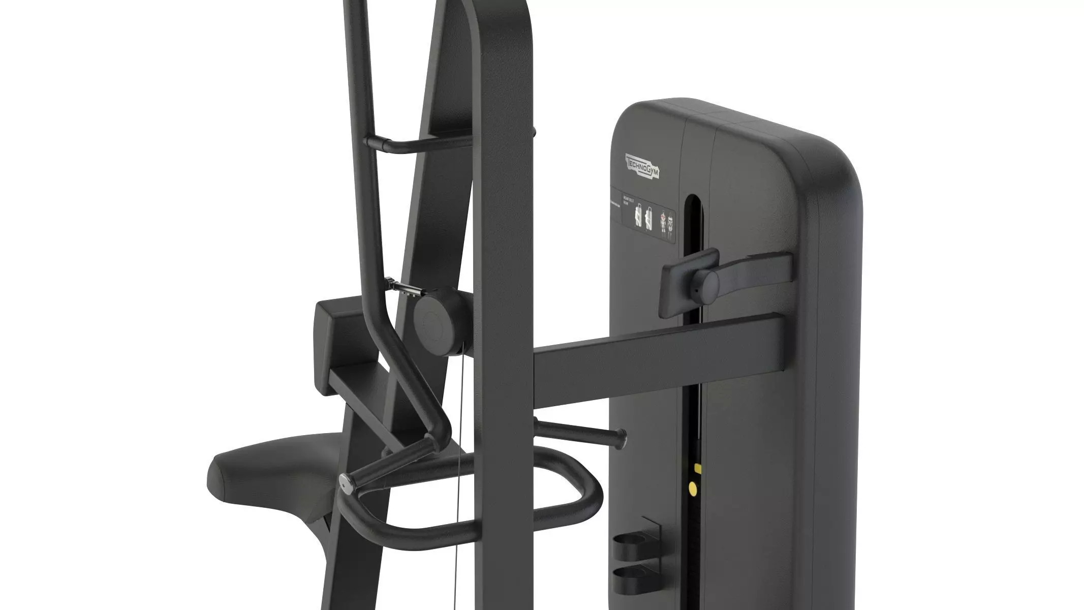 Technogym Selectorized Artis Rear Delt Row 3D model_14