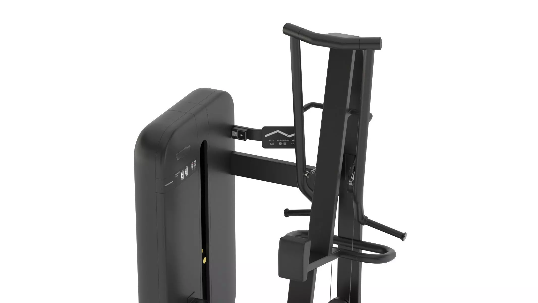 Technogym Selectorized Artis Rear Delt Row 3D model_8