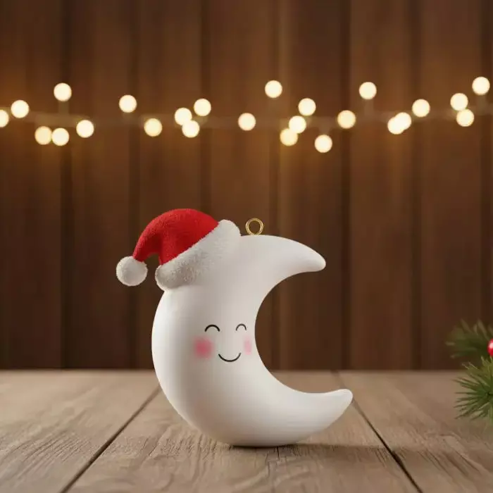 Jolly Crescent Moon 3D print model_0