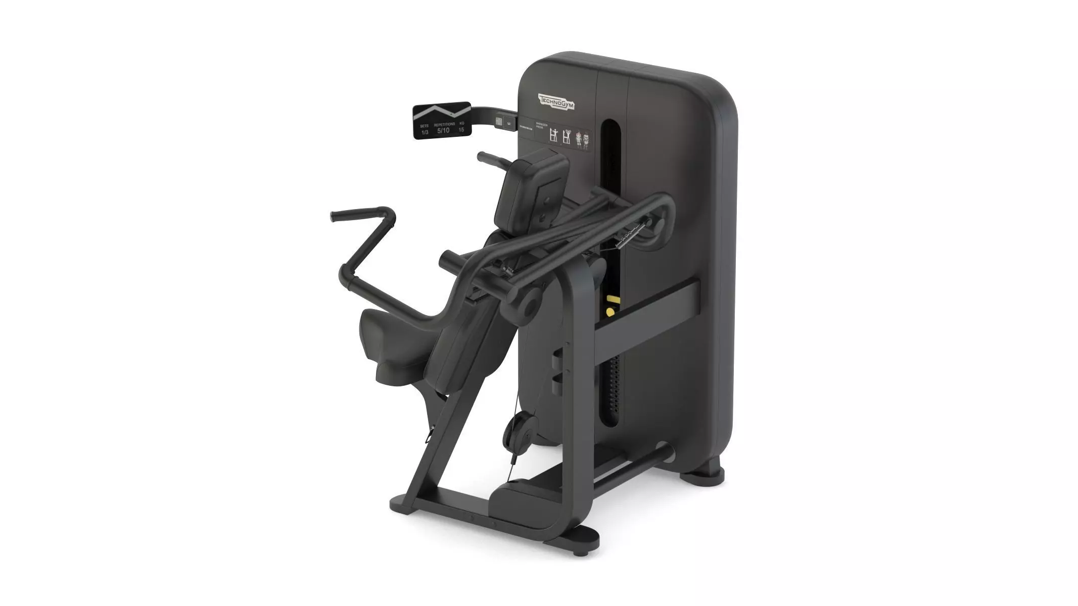 Technogym Selectorized Artis Shoulder Press 3D model_3