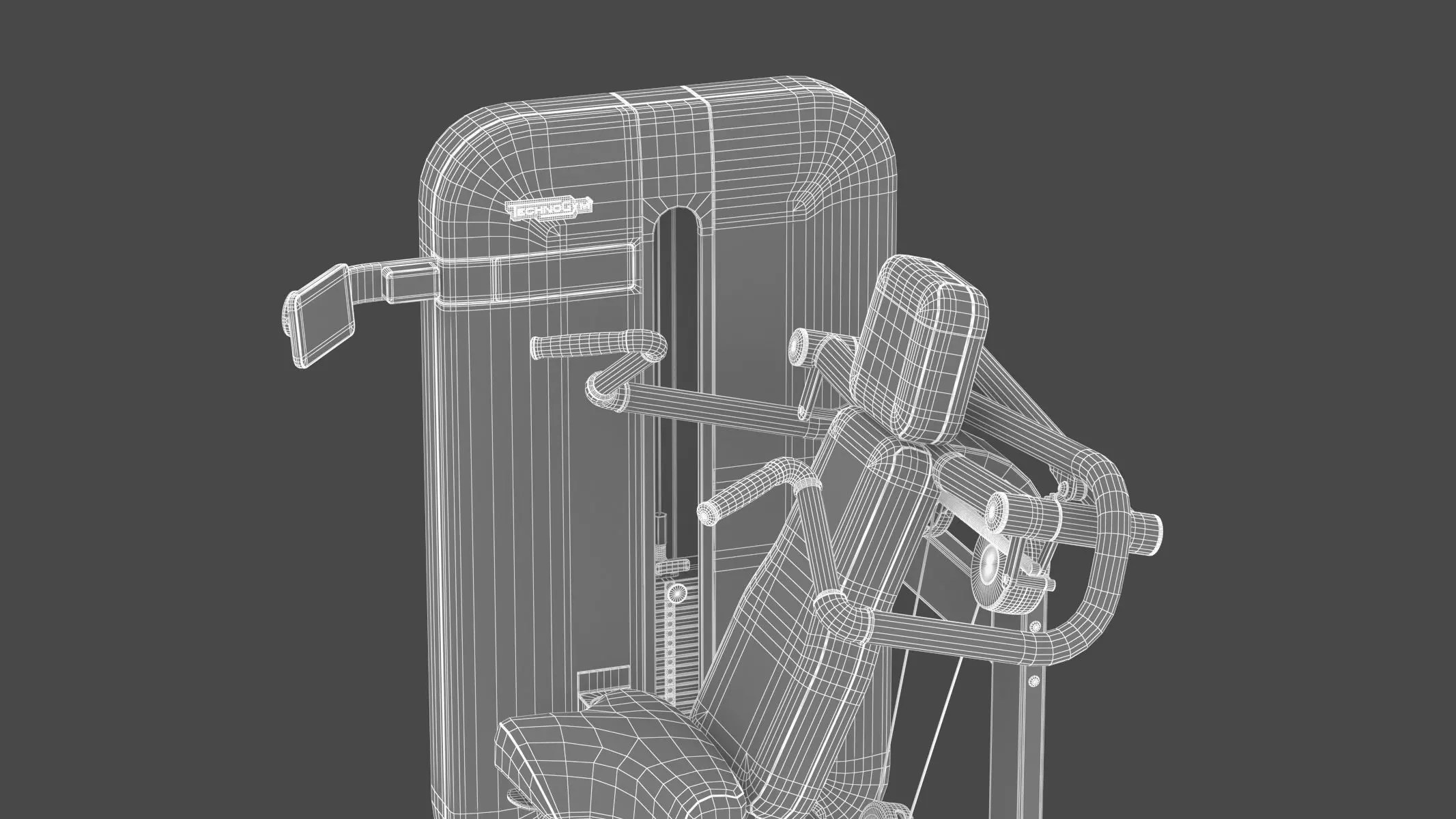 Technogym Selectorized Artis Shoulder Press 3D model_18