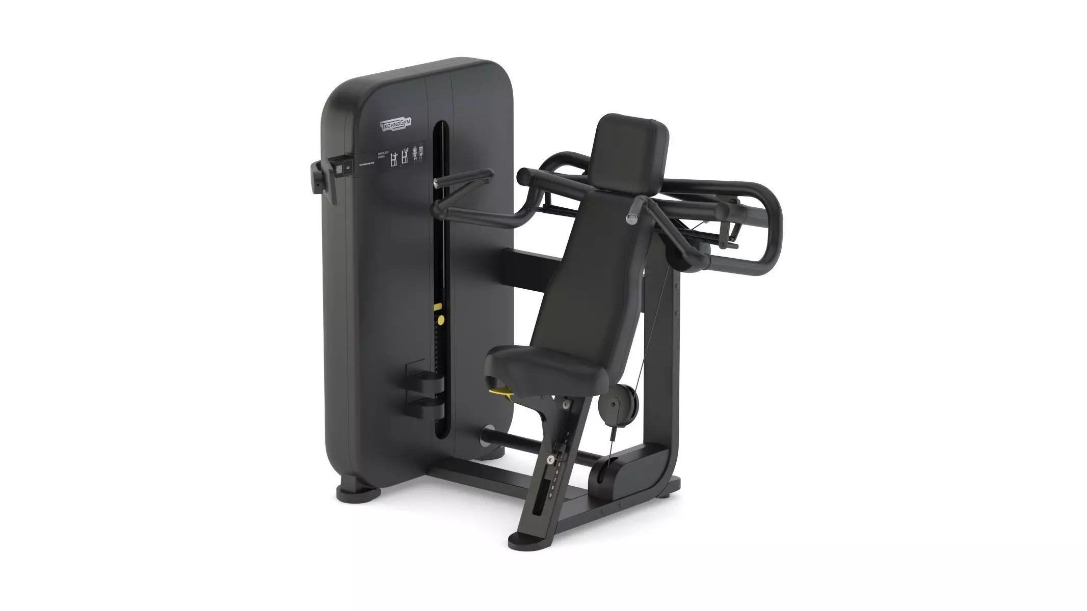 Technogym Selectorized Artis Shoulder Press 3D model_0