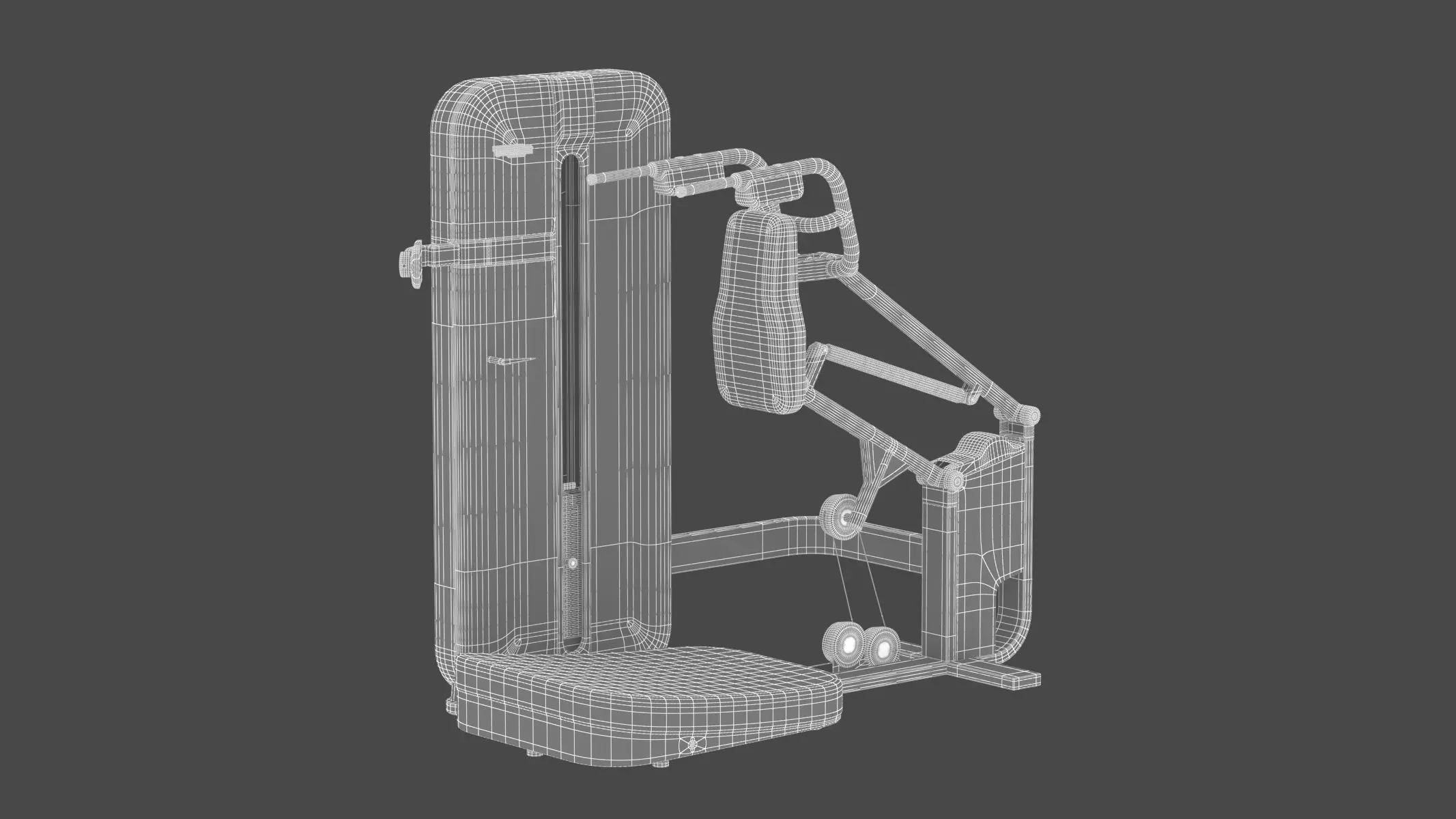 Technogym Selectorized Artis Squat 3D model_1