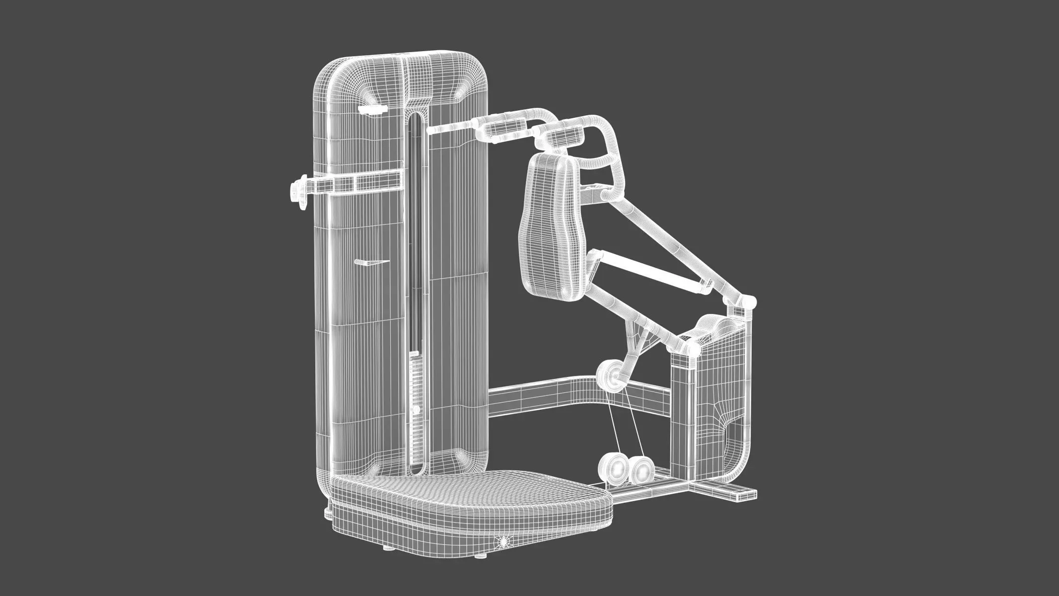 Technogym Selectorized Artis Squat 3D model_2