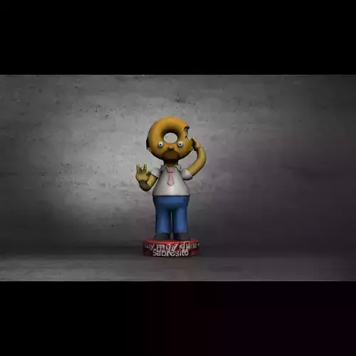 Homero cabeza de dona