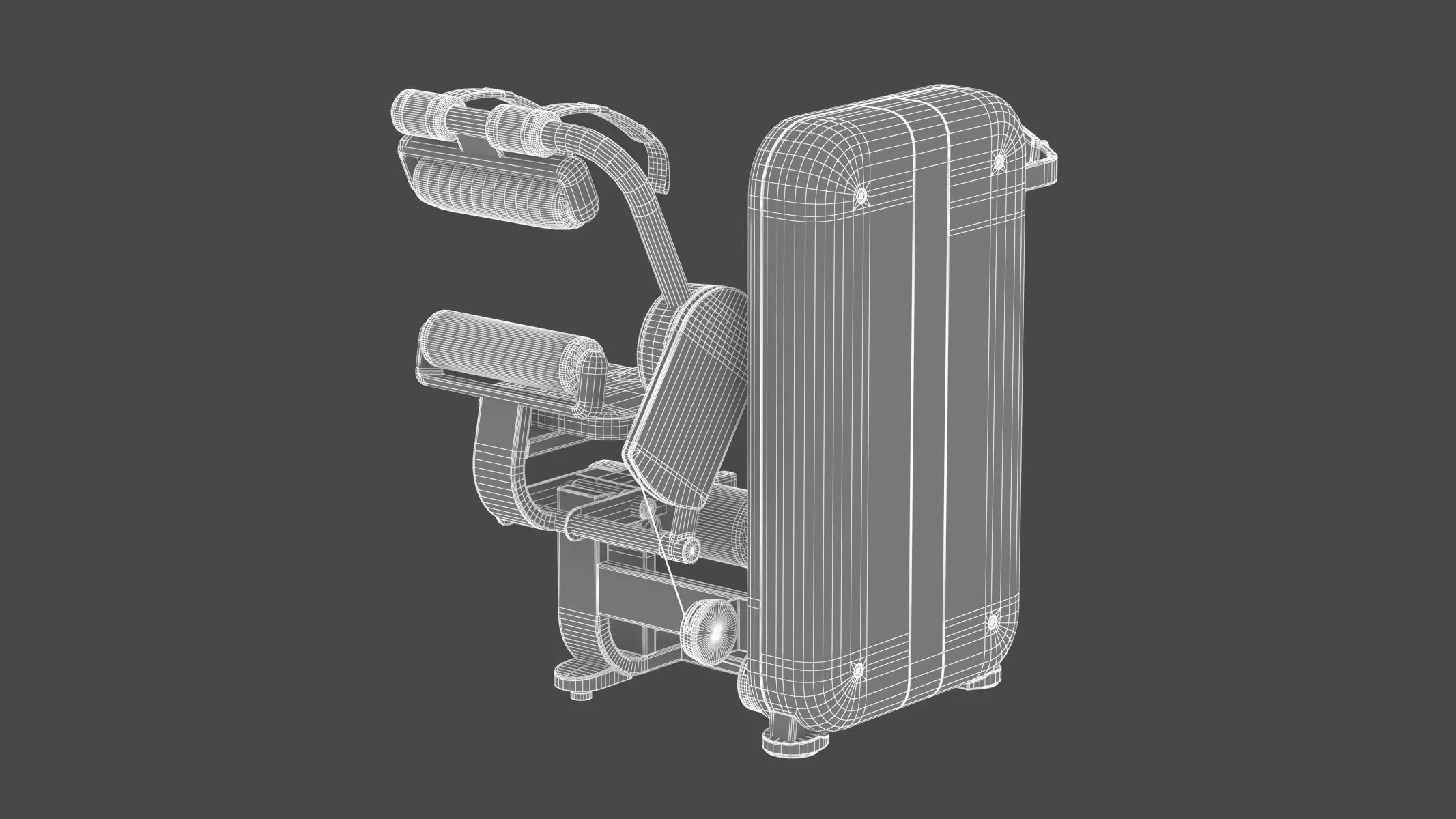 Technogym Selectorized Artis Total Abdominal 3D model_16