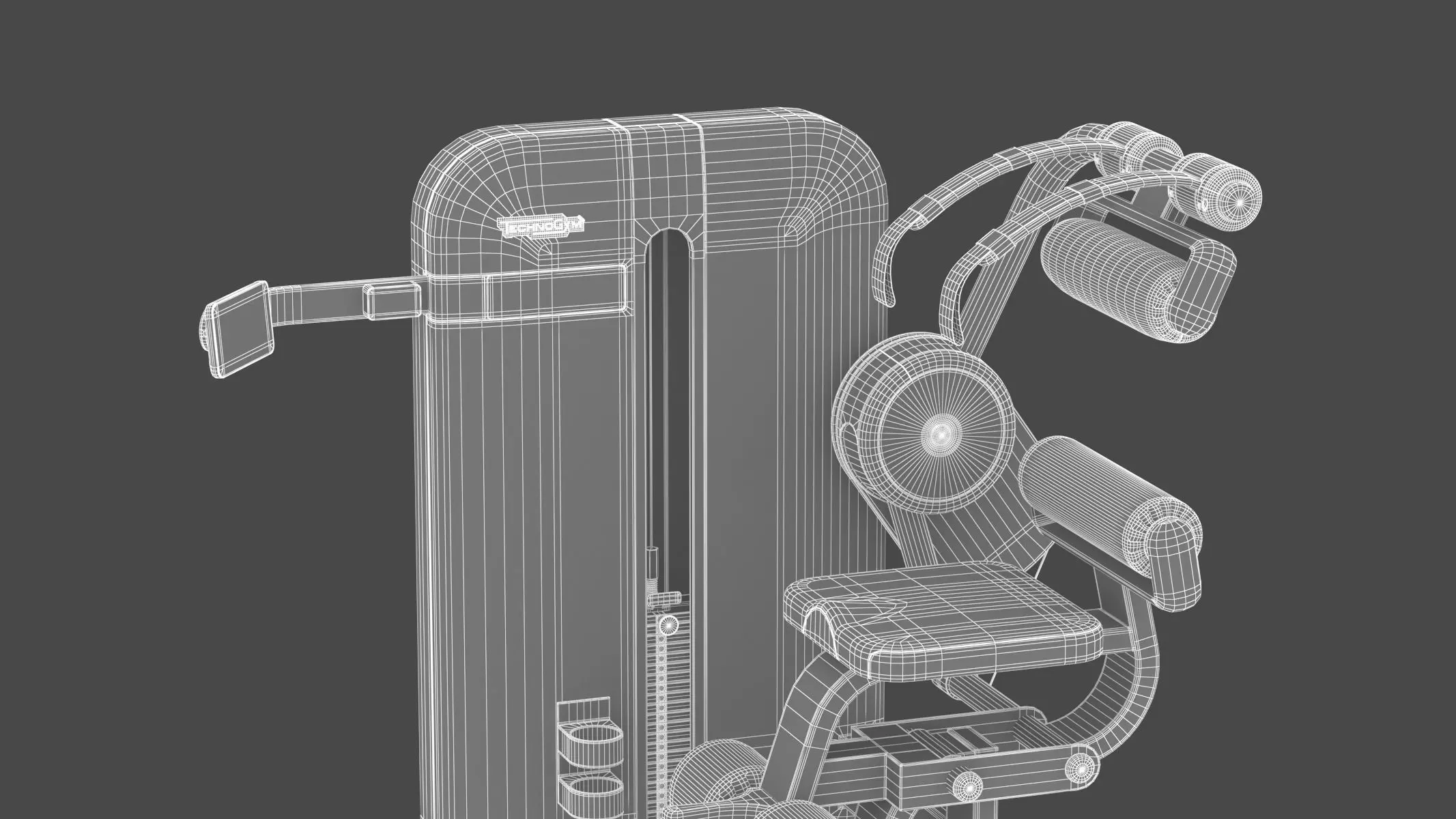 Technogym Selectorized Artis Total Abdominal 3D model_18