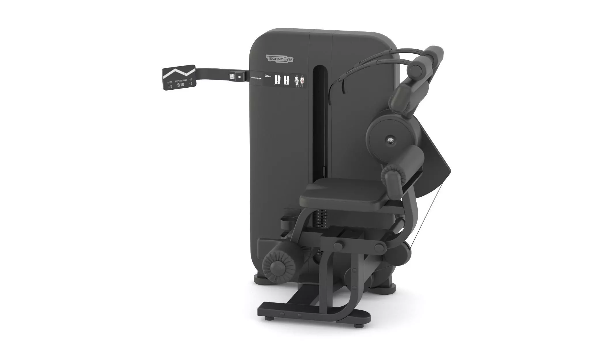Technogym Selectorized Artis Total Abdominal 3D model_3