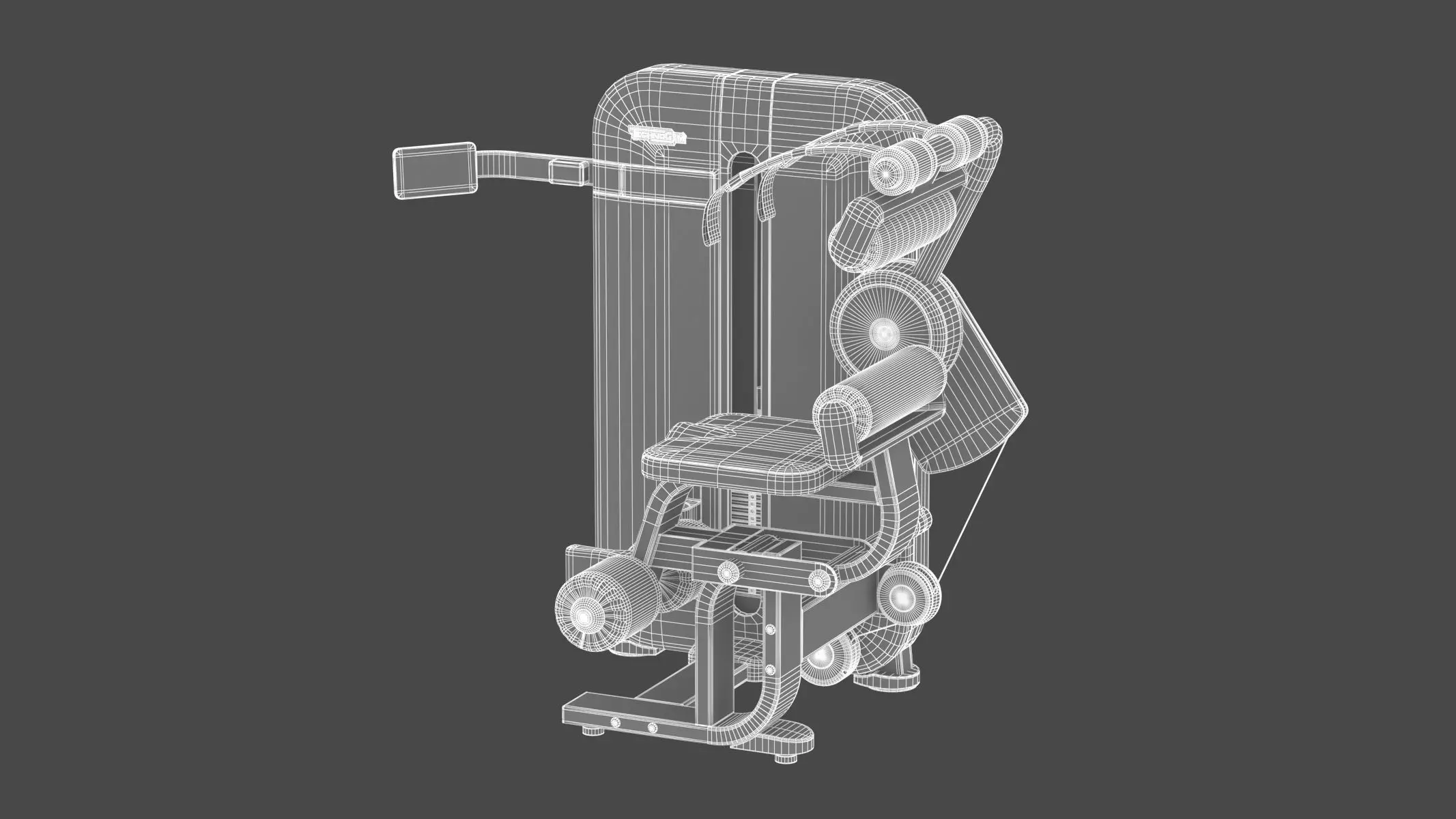 Technogym Selectorized Artis Total Abdominal 3D model_15