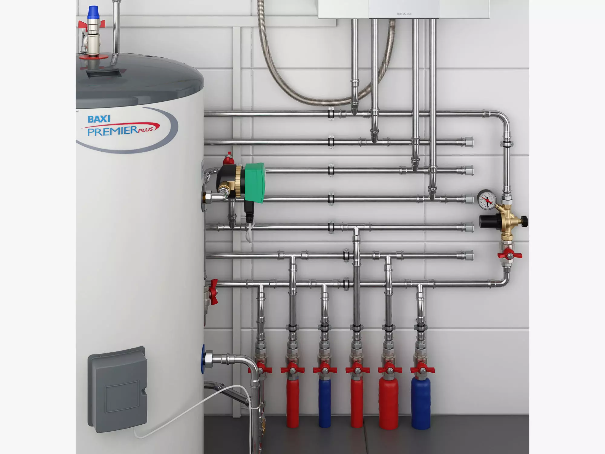 Boiler room full set 3D model_17