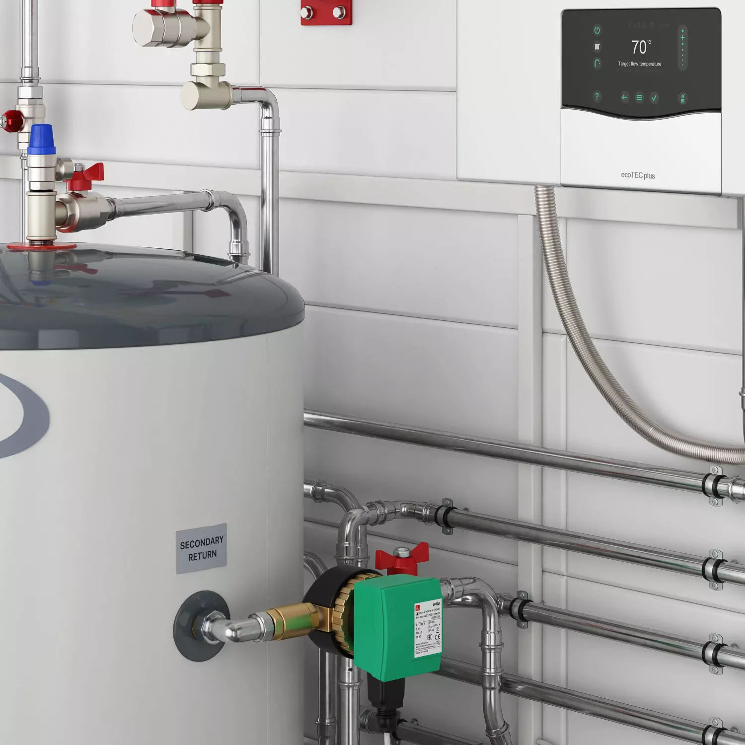 Boiler room full set 3D model_3