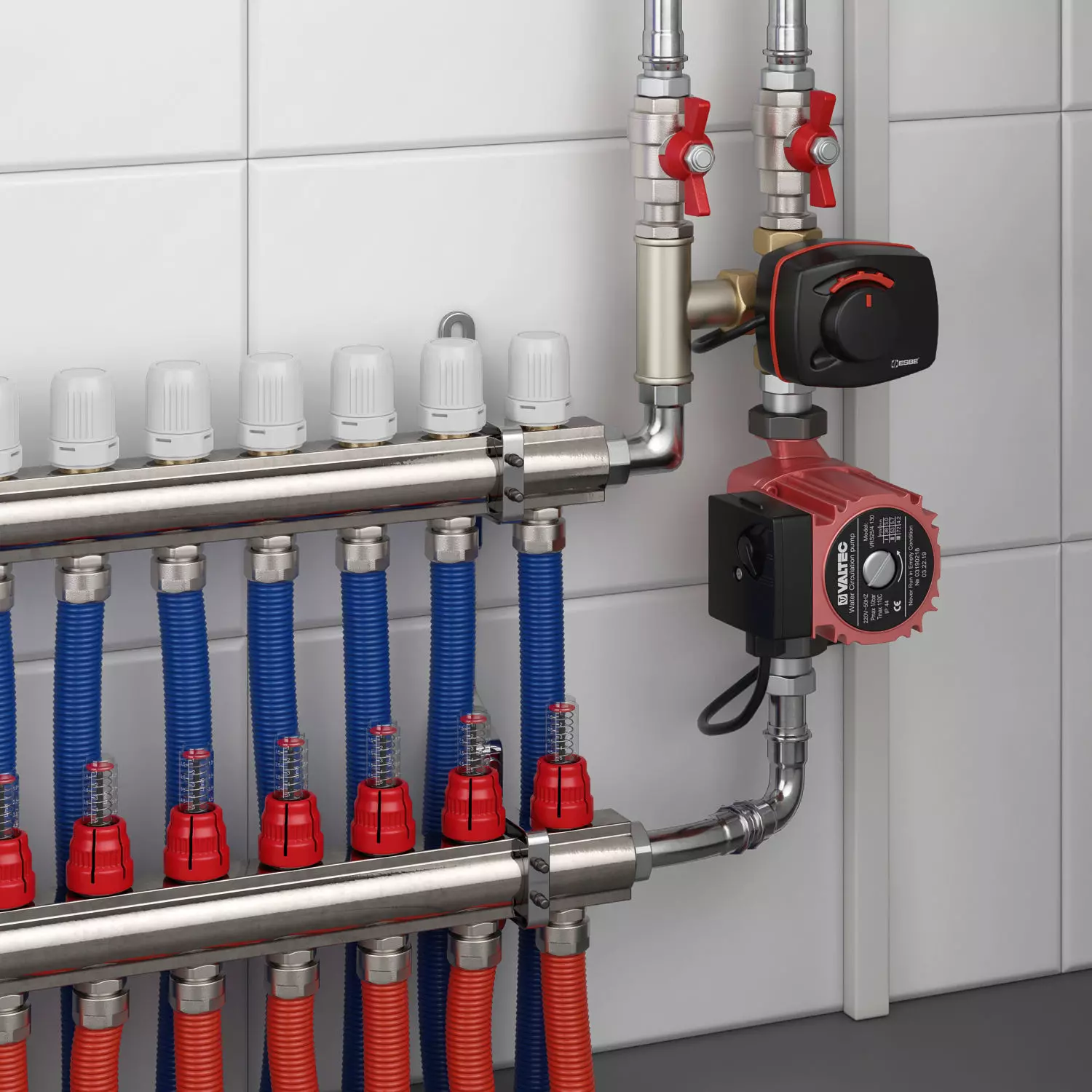 Boiler room full set 3D model_10