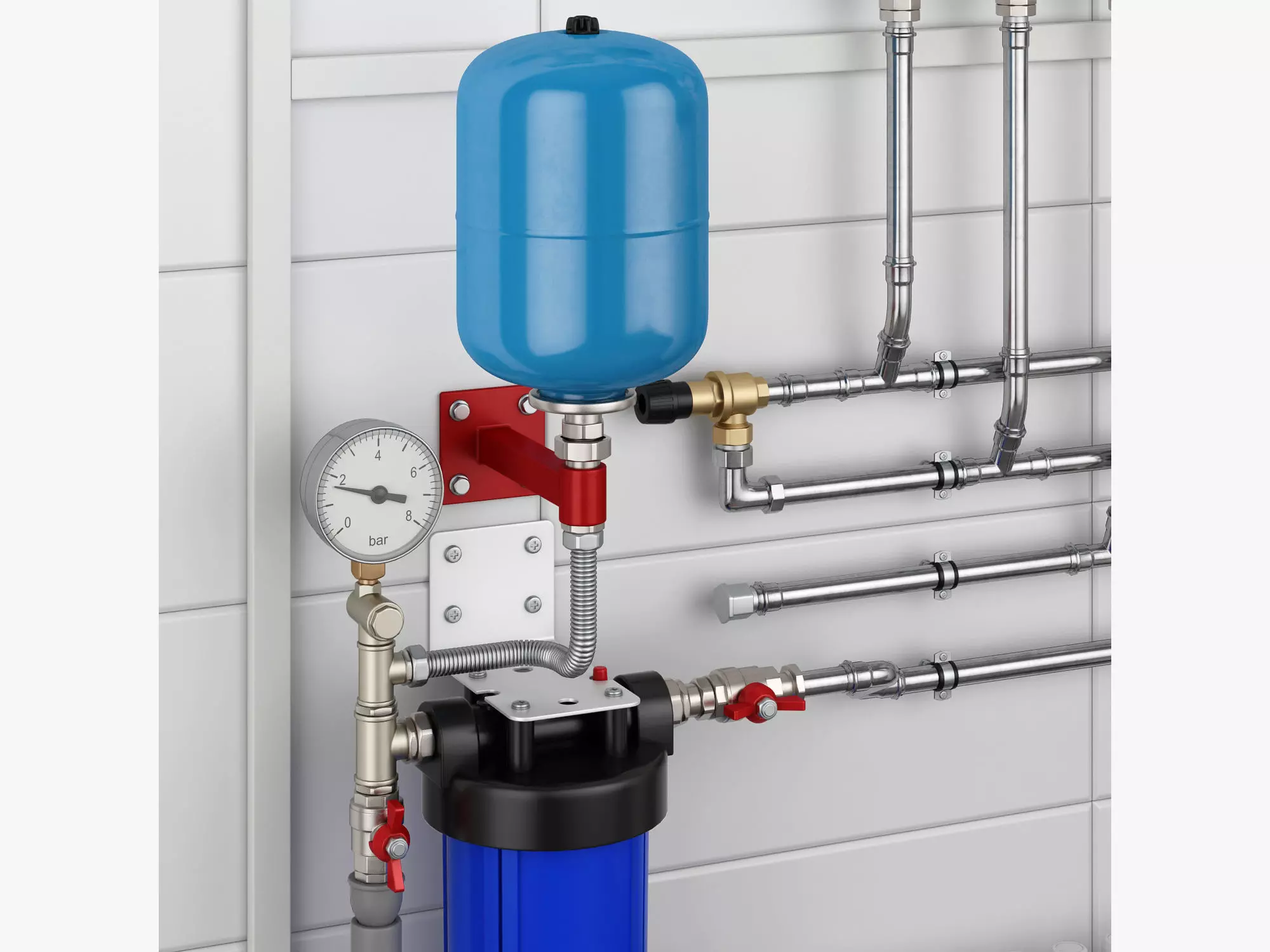 Boiler room full set 3D model_20