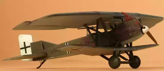 Junkers J1 Blechesel ww1 3D print model