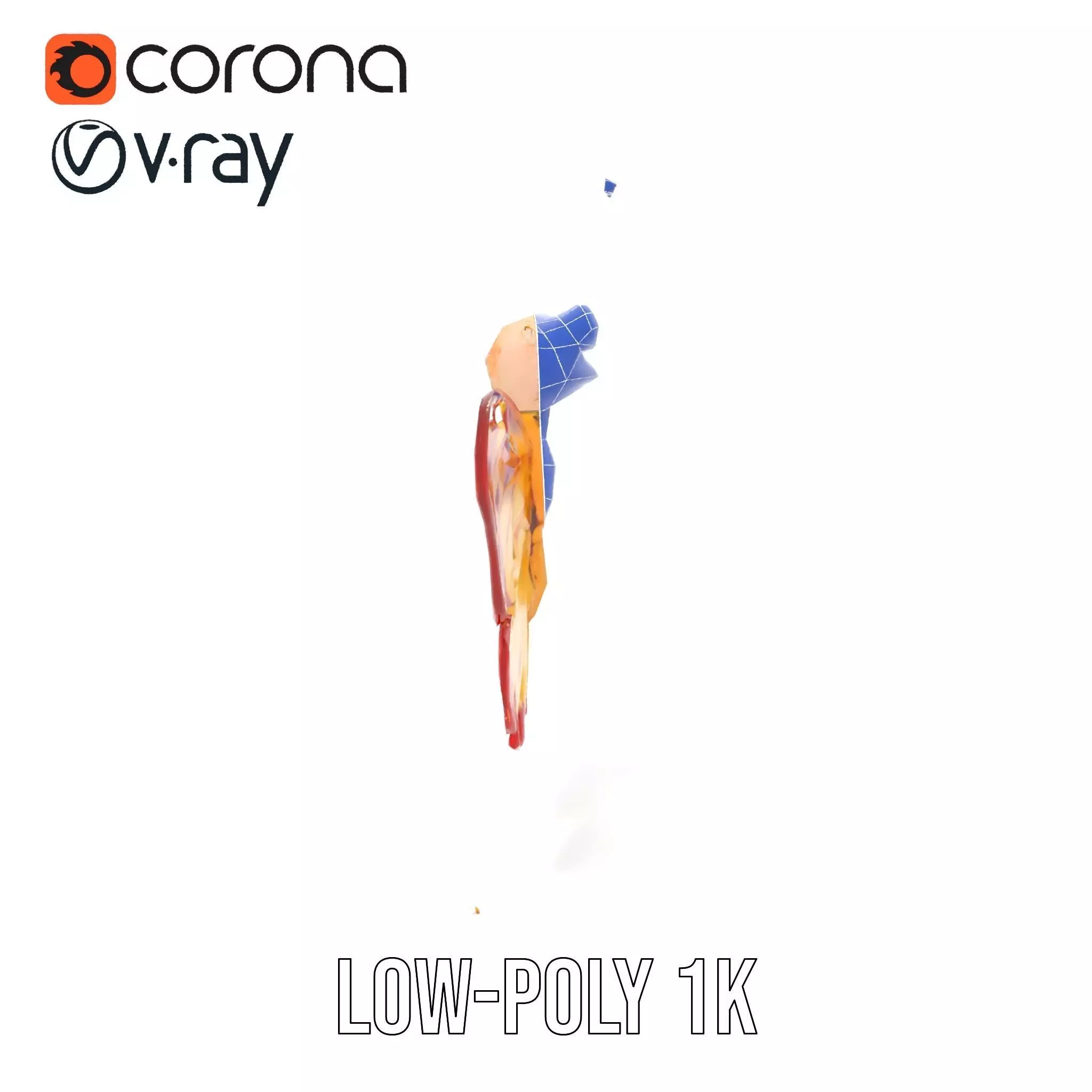 Whimsical Butterfly model pack Low-poly 3D model_25