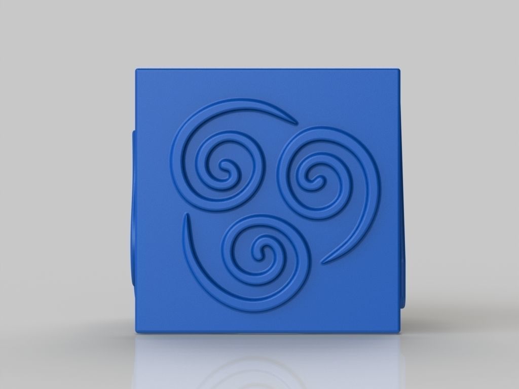 Four Elements Ring 3D print model_6