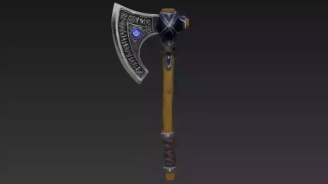 Viking Axe 3D Model