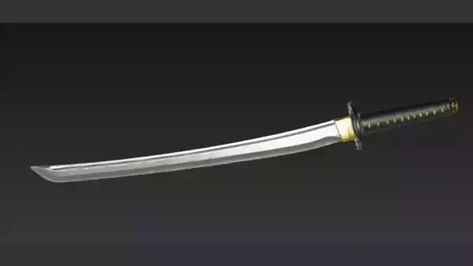 Traditional Katana 3D Model