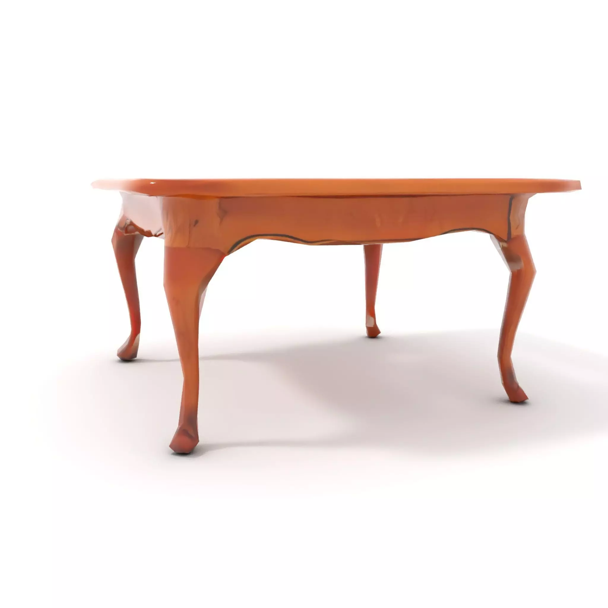 Elegant Cherrywood Table model pack Low-poly 3D model_12