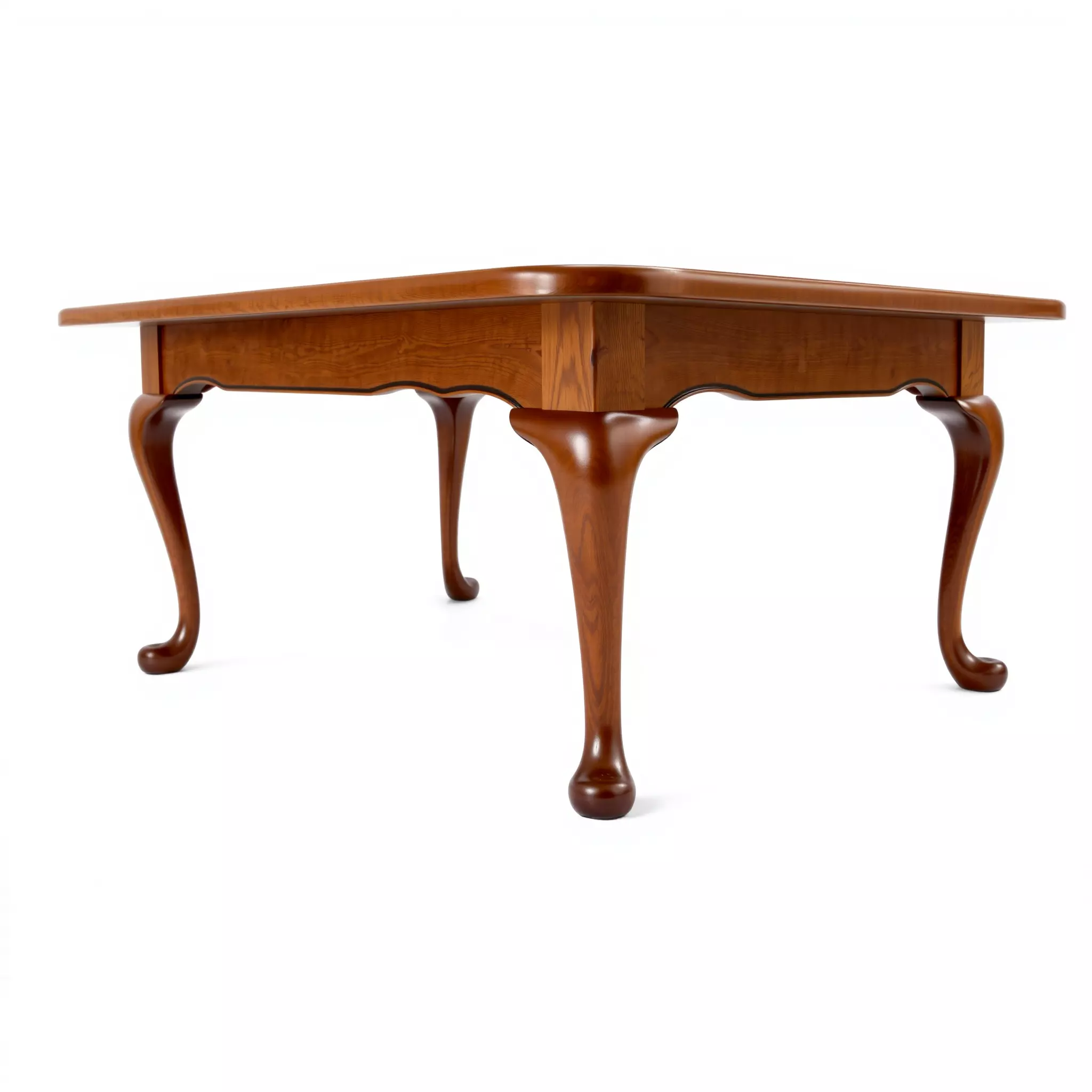 Elegant Cherrywood Table model pack Low-poly 3D model_2