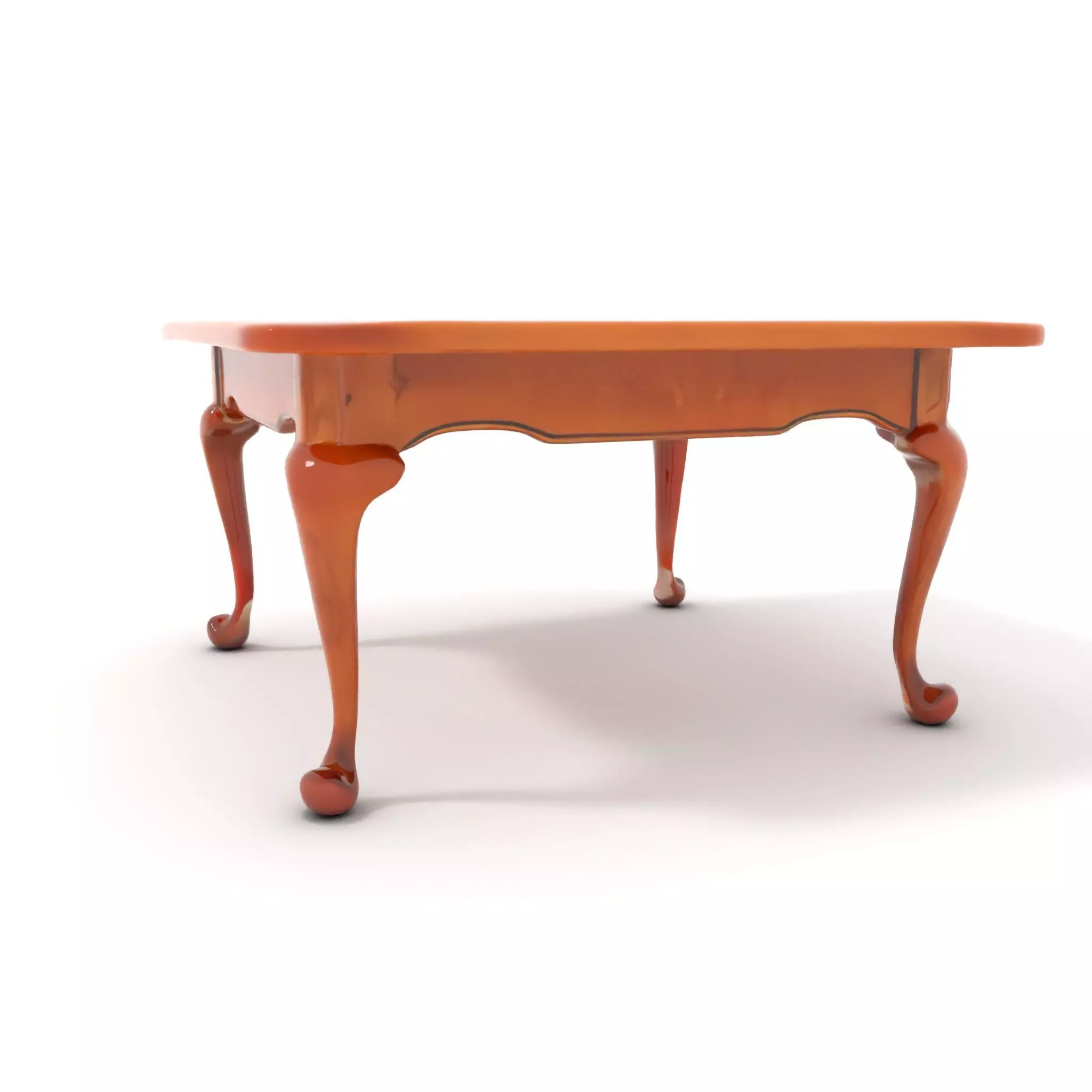 Elegant Cherrywood Table model pack Low-poly 3D model_0