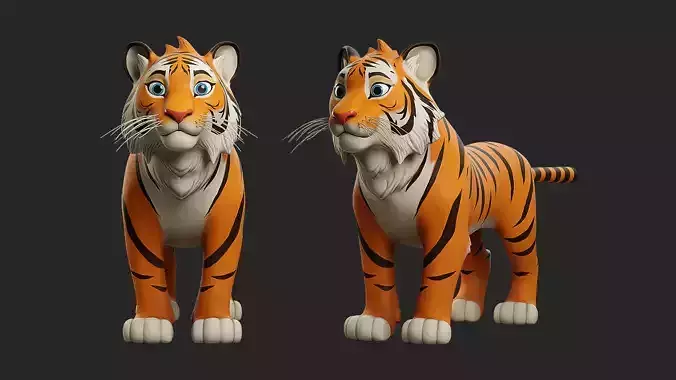 Stylized Tiger