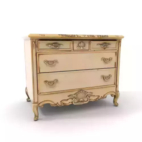 Antique Ivory Dresser model pack