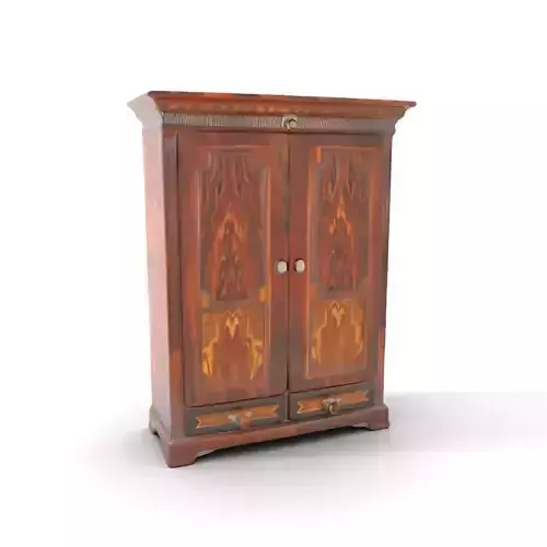 Vintage Wooden Cabinet model pack