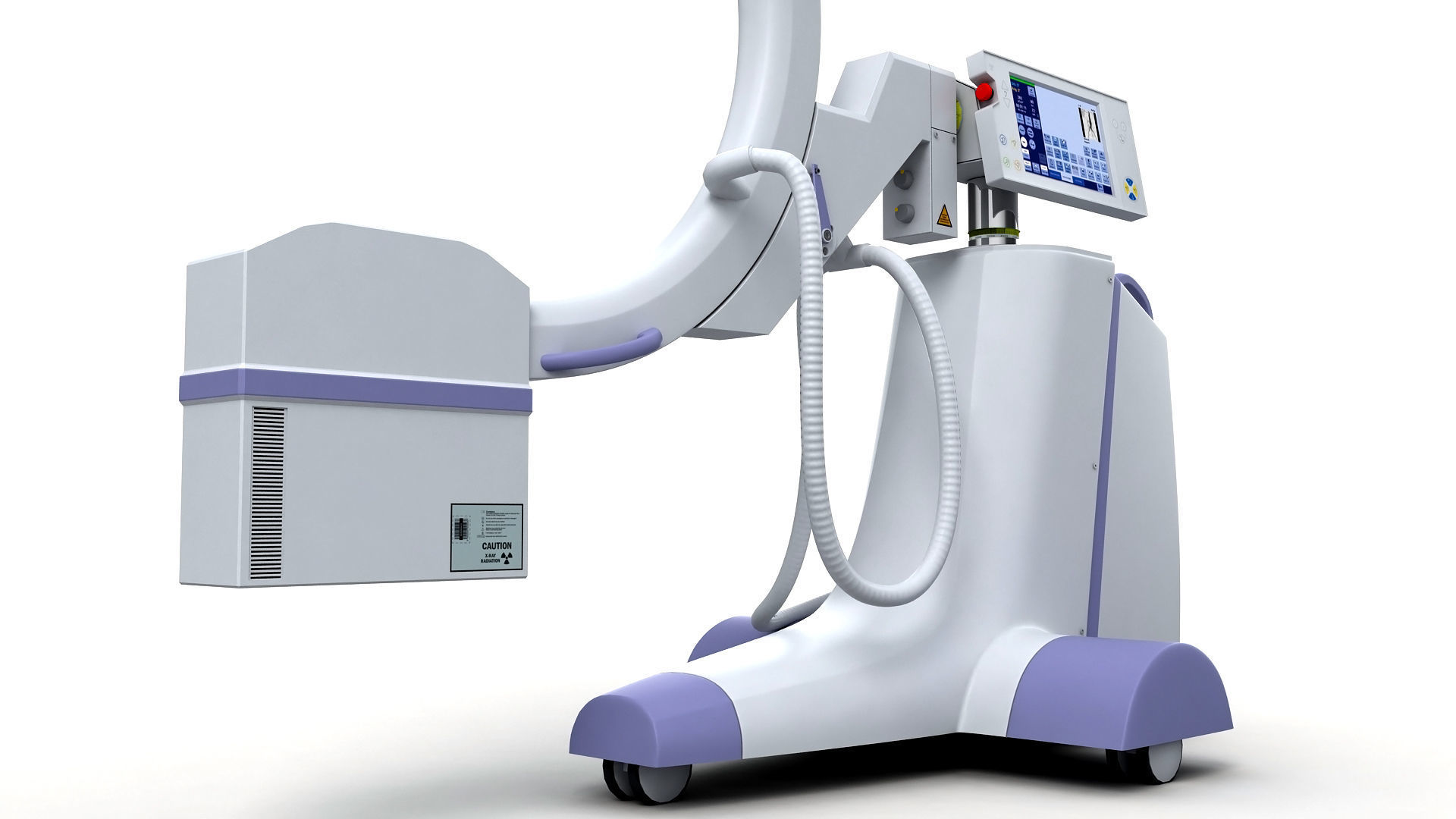 C-Arm X-Ray Machine 3D model_5