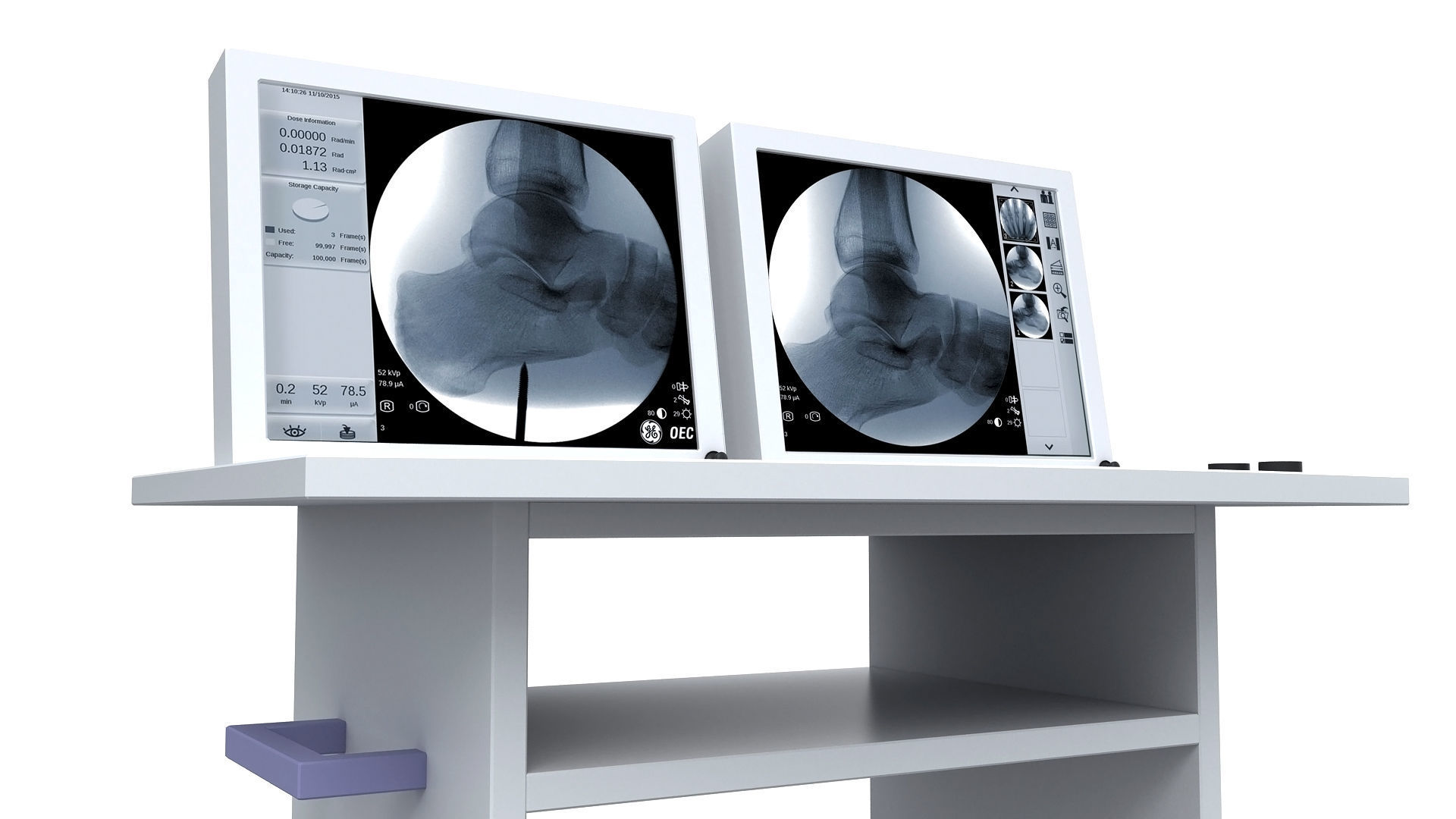 C-Arm X-Ray Machine 3D model_6