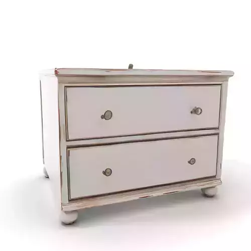 Antique White Dresser model pack
