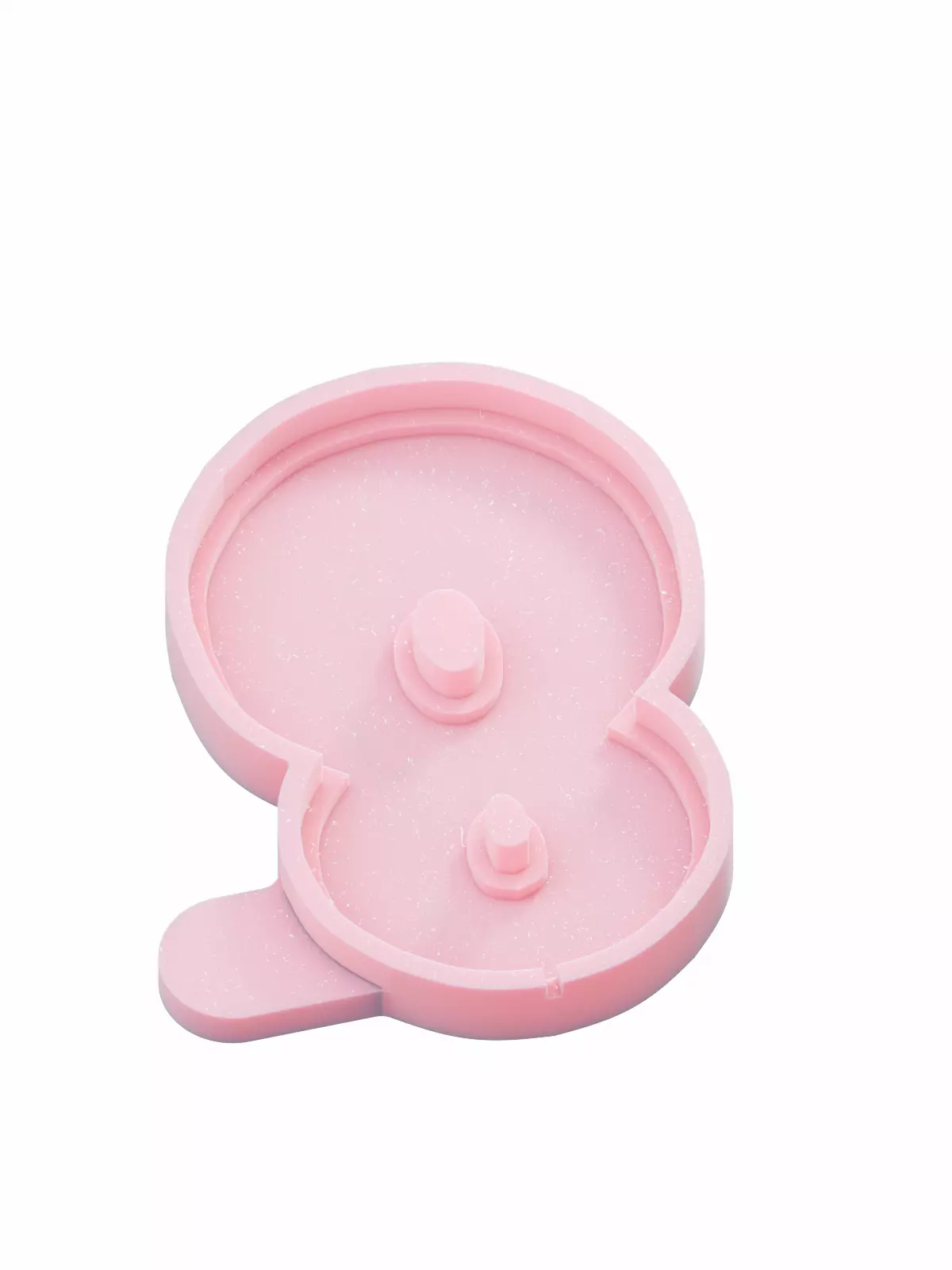 3D Printable Mold Set Separated Numbers 10cm 3D print model_2