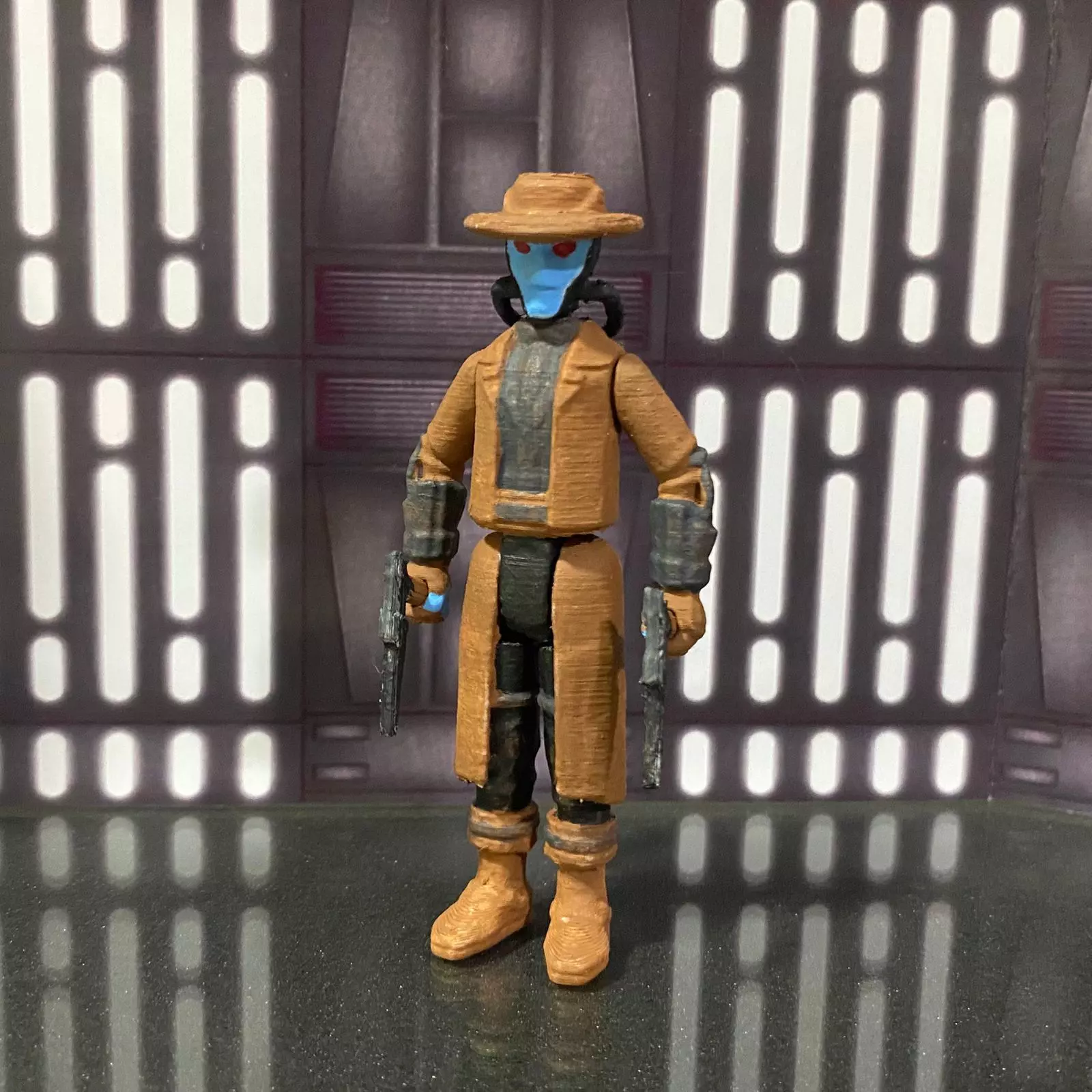 Cad Bane bounty hunter star wars vintage toy kenner 3D print model_0