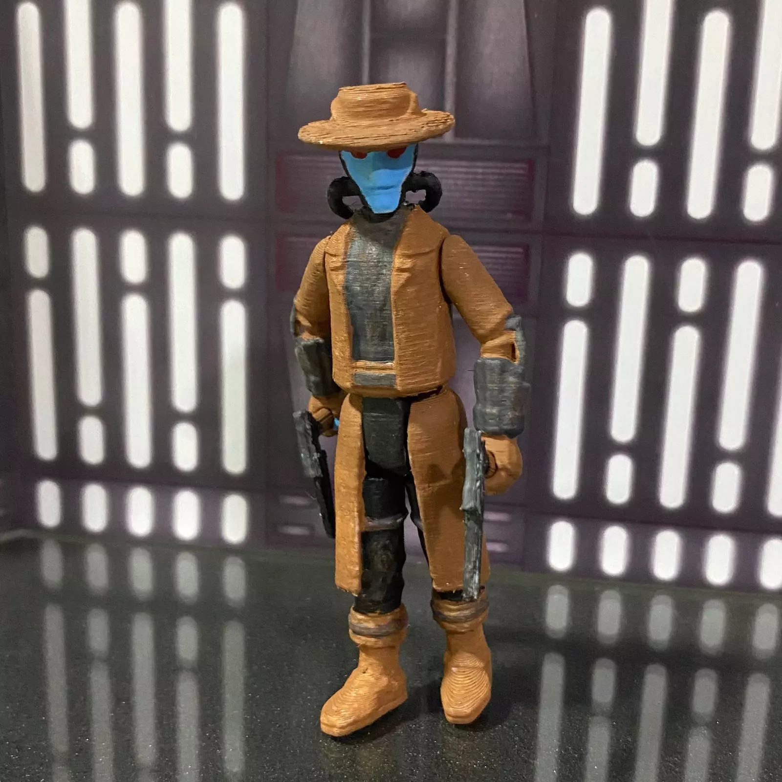 Cad Bane bounty hunter star wars vintage toy kenner 3D print model_1