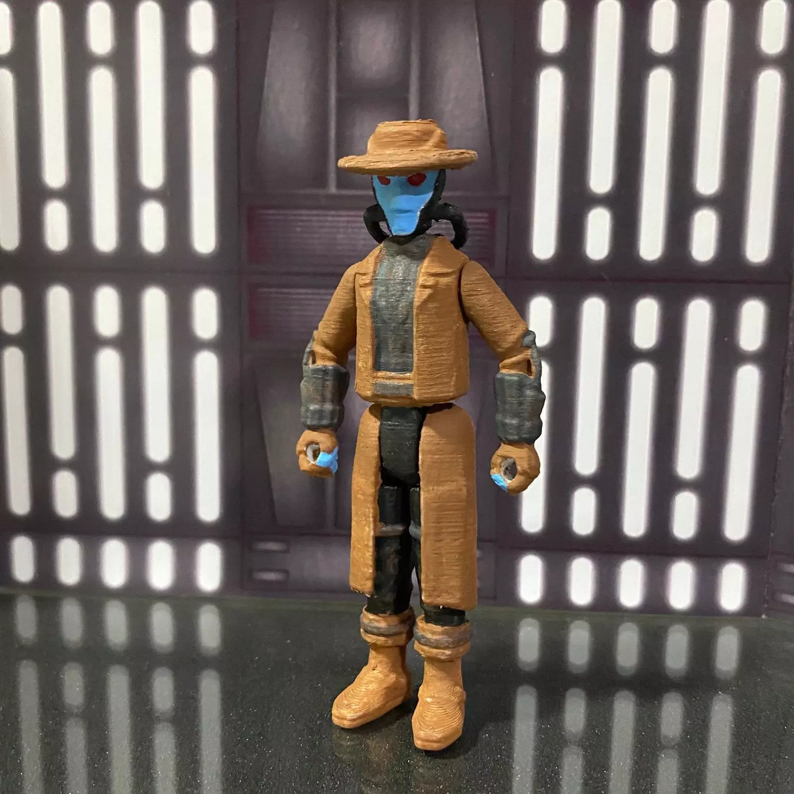 Cad Bane bounty hunter star wars vintage toy kenner 3D print model_5