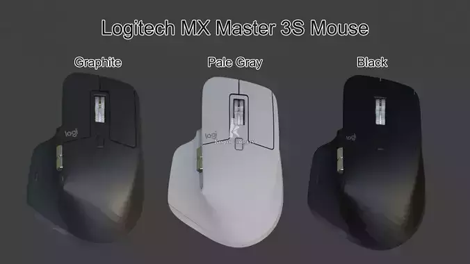 Logitech MX Master 3S 3D print model