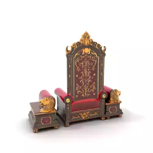 Royal Red Throne model pack