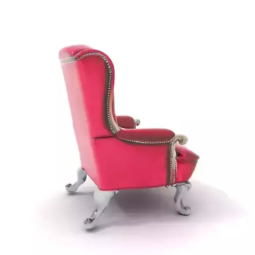Elegant Velvet Armchair model pack Low-poly 3D model