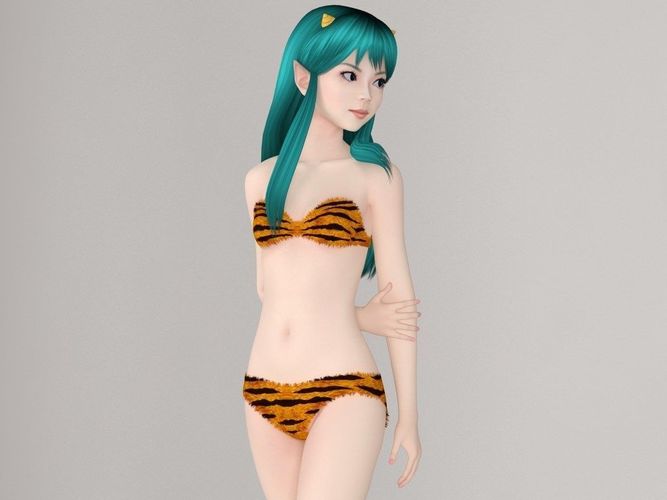Lum various outfit pose 01 3D model