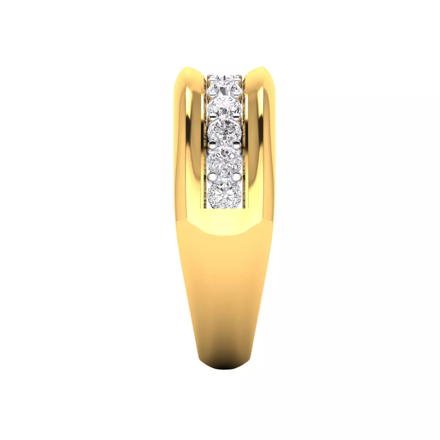 Mens Ring Render 3dm STL MTL SLC JCD OBJ FBX Details 3D print model_19